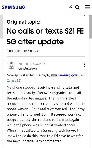 Galaxy-s21-not-receiving-calls-or-texts