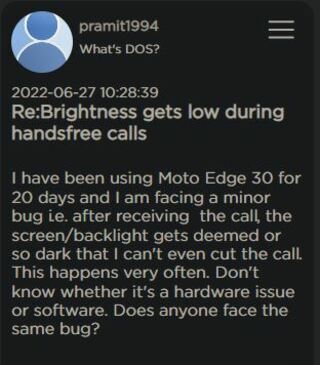 Motorola-Edge-30-low-brightness-during-handsfree-call