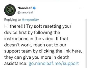 Nanoleaf-support-on-pairing-issue