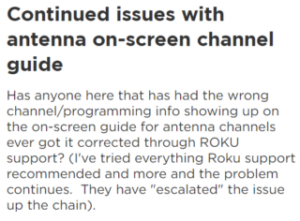 Roku-incorrect-guide-listing-issue