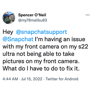 Snapchat-front-camera-not-working width=