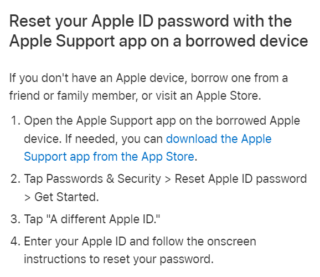 Apple id restore