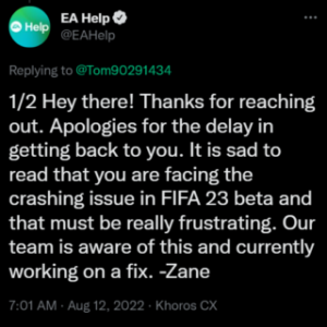 FIFA-23-beta-crashing-issue-acknowledged