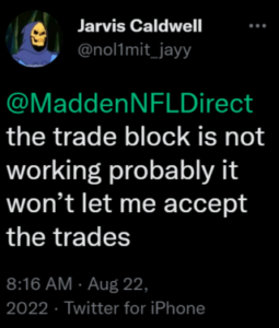 Madden-23-trade-block-not-working