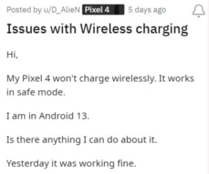 Google-pixel-wireless-charging-not-working-on-android-13