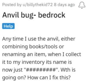 Minecraft-anvil-bug