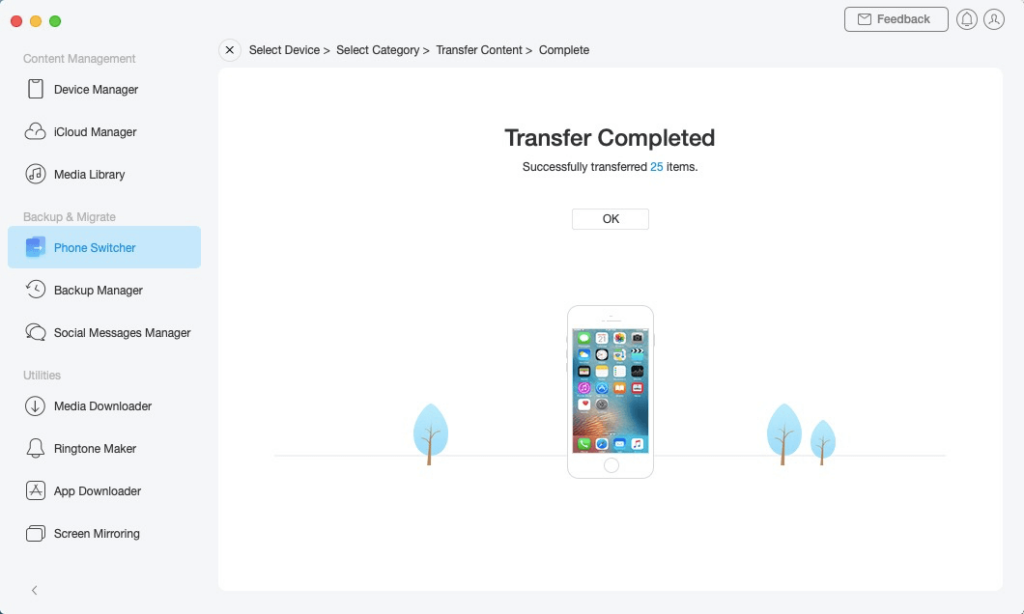 Transfer data from Android to iPhone 14