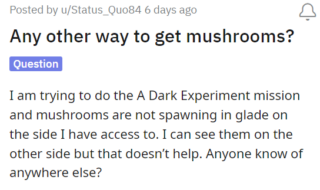 Disney Dreamlight Valley Dark Experiment quest mushrooms bug