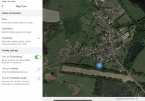 Google Earth Map Styles not visible on iOS devices
