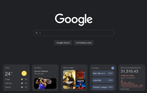 Google search widget issue