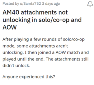 Battlefield-AM40-attachments-not-unlocking