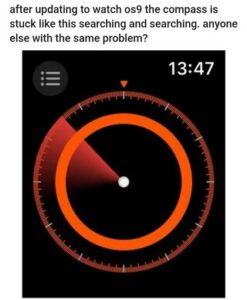 apple watch compass wrong