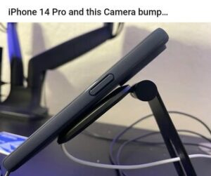 iPhone 14 Pro camera bump preventing wireless charging