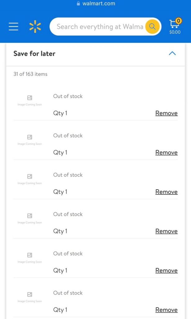 Walmart items out of stock on app and website? You're not alone