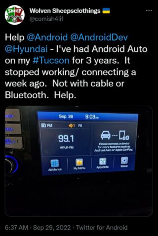 Android Auto bug preventing phones from pairing