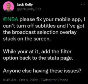 NBA-app-subtitles-won't-turn-off