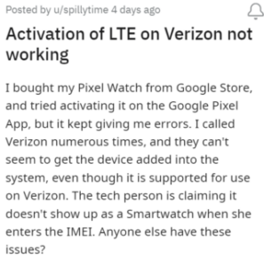 Google-pixel-watch-LTE-not-activating-on-various-carriers