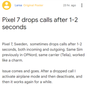 Pixel-7-call-drop-issue