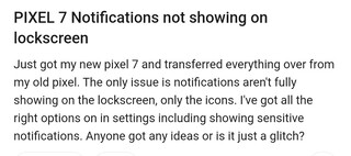 google-pixel-7-7-pro-lock-screen-notifications-not-showing