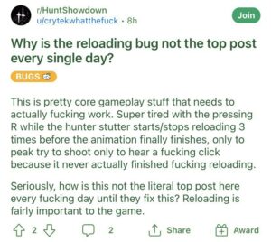 Hunt-Showdown-reload-bug