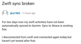 Nøgle Slagskib stabil Zwift not syncing with Garmin Connect app? You're not alone