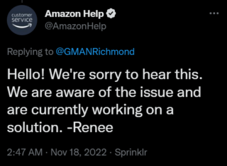 Amazon Support