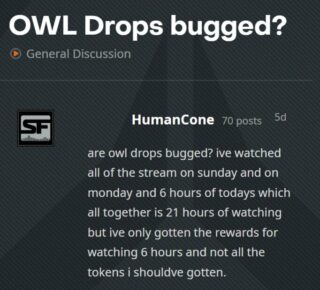 Overwatch 2 OWL tokens & skins missing