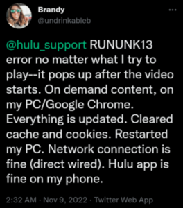 Hulu-error-code-RUNUNK13