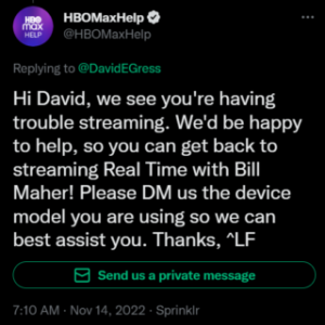 Real-time-with-bill-maher-not-available-on-roku