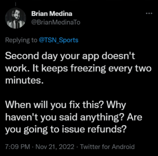 TSN Sports activities app reportedly damaged or crashing & freezing for a lot of
