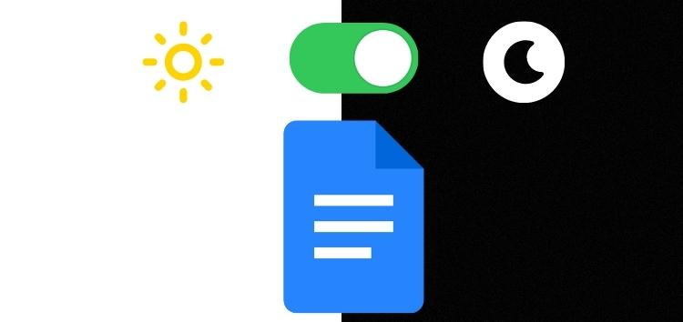 How to get dark mode on Google Docs with & without extension