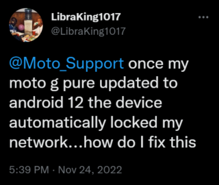 Motorola Network issues