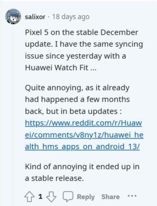Pixel-not-connecting-or-pairing-with-Huawei-Watch-issue-1