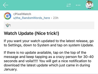 Pixel-watch-december-update-workaround