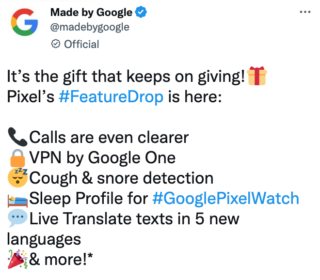 Pixel-feature-drop