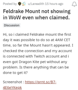 World-of-Warcraft-Feldrake-mount-missing