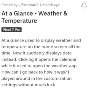 PIxel-7-tapping-on-at-a-glance-weather-icon-opens-calender