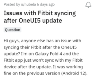 Fitbit-charge-5-not-syncing-with-galaxy-z-flip-and-fold-phones