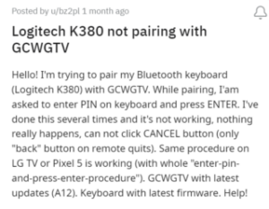 Logitech-K380-Apple-Magic-Keyboard-not-connecting-to-Chromecast-with-Google-TV