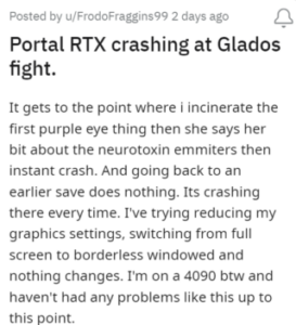 Portal-with-RTX-crashing