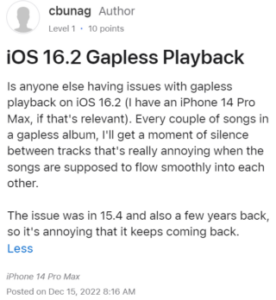 iOS-16.2-apple-music-gapless-playback-issue