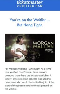 Ticketmaster-Morgan-Wallen-presale