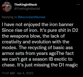 Destiny 2 Iron Banner mode