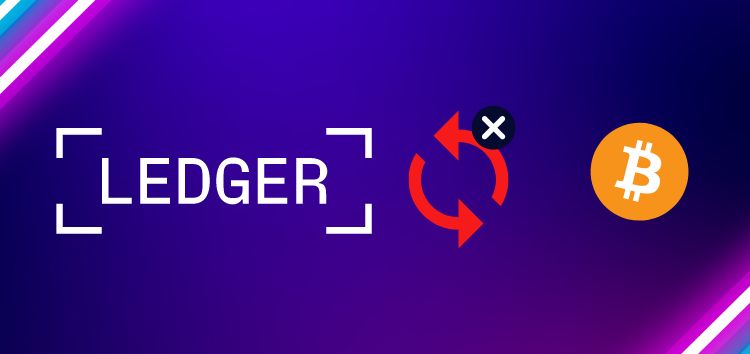 Ledger Live synchronization error (Unexpected, something went wrong) with BTC wallet reported by some users