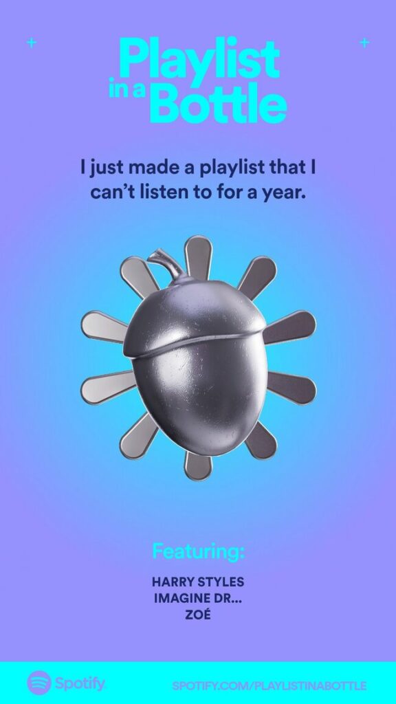 Spotify Playlist in a Bottle How to create a musical time capsule that