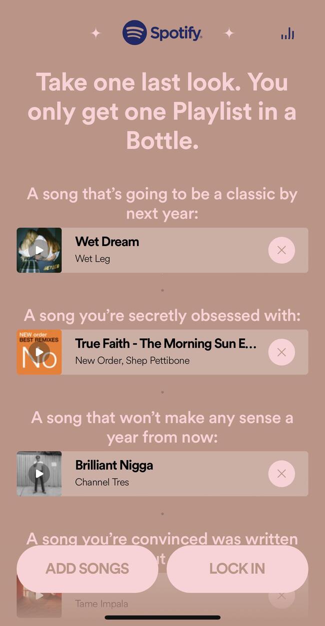 Spotify Playlist in a Bottle How to create a musical time capsule that