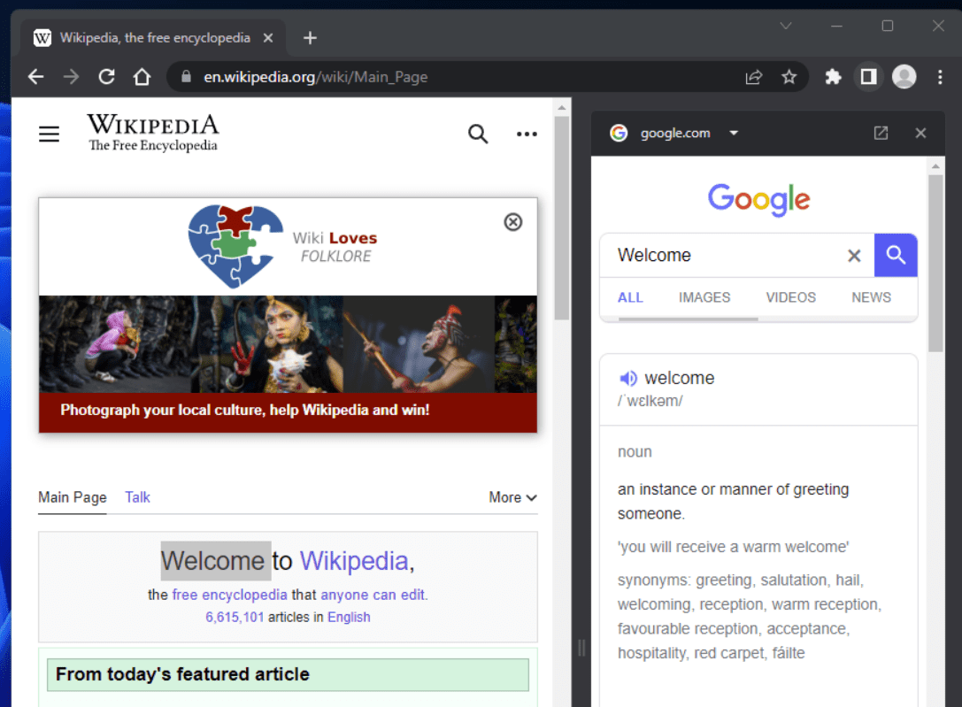 When I open Google Chrome it opens a different website?