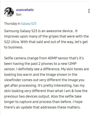 Samsung-S23-front-camera-issue