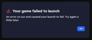 Wild Hearts game failed to launch error