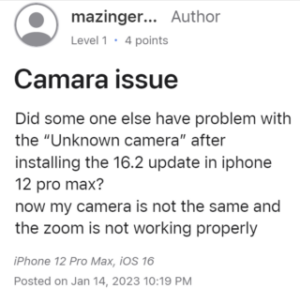 iPhone-camera-unknown-part-error